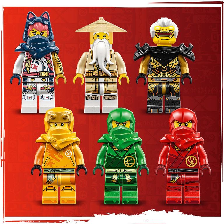 Součástí je 6 minifigurek